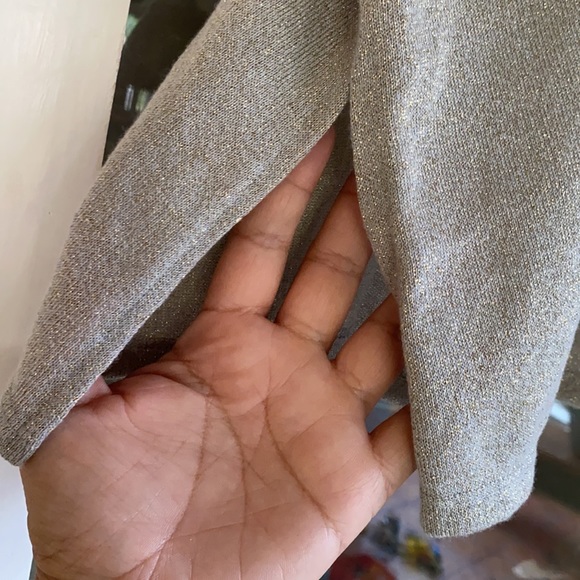 Zara Metallic Crop Blouse - Picture 2 of 7